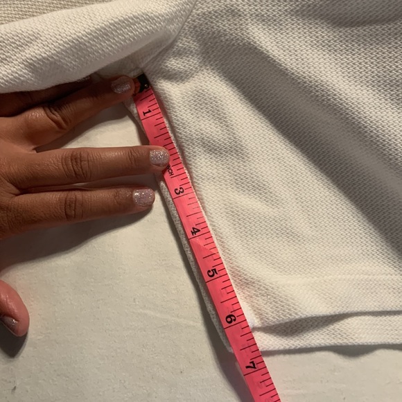 Zara Mens Cotton White Shorts White Size Small - Picture 5 of 8